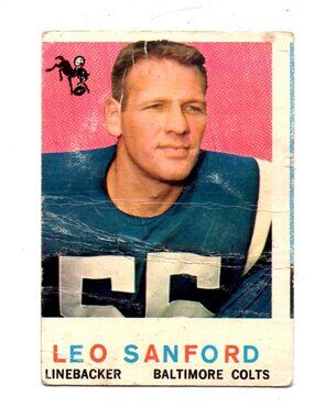 1959 Topps #149 Leo Sanford football card